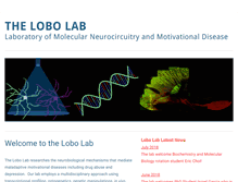 Tablet Screenshot of lobolab.org